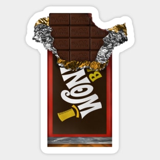 wonka chocolate bar Sticker